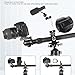 Tripod Extension Arm, Horizontal Centre Column Boom 44.5in Extender, 360° Rotatable Aluminum Alloy Swivel Lock, Tripod Boom Arm for Overhead Photography