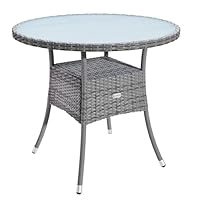 Lage opvouwbare balkontafel staal rond, Groen