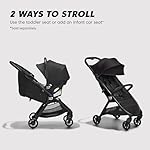 Baby Jogger City Tour 2 Eco Collection Stroller, Lightweight, Easy-Fold, Adjustable Calf Support - Eco Black - Image 3