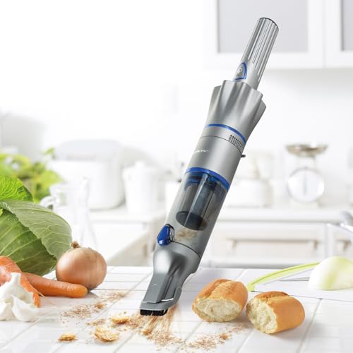 JML Handheld Vacuum Cleaner with Floor Kit - Invictus One 2.0 Lightweight Cordless Vacuum Cleaner 0.5kg - Enhanced Suction Power & Extended Battery Life - Quick-Empty Dust Container & HEPA System