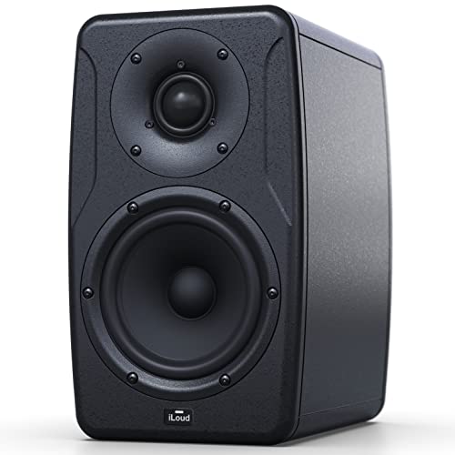 ik multimedia iloud precision 5 linear phase studio monitor with built-in room calibration and ultra-low bass extension