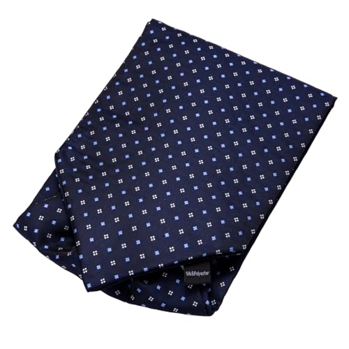 Image of Dubulle Paisley Floral Ascot for Men Self Tie Mens Cravat and Pocket Square Cufflinks Wedding
