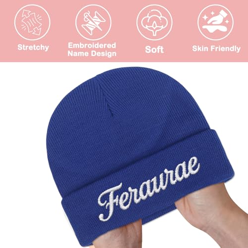 Personalized Toddlers Hat for Baby Boys Girls Gift Custom Kids Beanie Embroidered Knit Winter Hats4