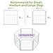 SunsGrove Indoor Dog Playpen with Wider Door, 24 inch 6 Panels Non Slip Dog Pen Indoor, Anti Rust Dog Fence, Free and Safe Play, White