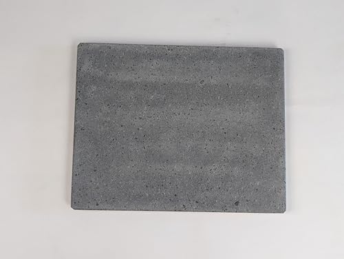 Premium Large Baking Stone for Pizza, Oven & BBQ - 100% Natural Lava Stone from Italy, 38cm x 30cm x 2cm - Image 7