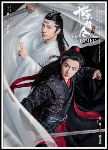 Affiche Chen Qing Ling Xiao Zhan poster pop art toile decoration salon 40x60cm