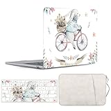 CARACTÉRISTIQUES du HOUSSE - Conception à encliquetables en 2 pièces pour l'étui, facile à mettre et à enlever. Accès à tous les ports. Branchez le câble, le chargeur ou le casque sans retirer l'étui. Le fond de la boîtier est ventilé pour une dissipation de la chaleur. Quatre pieds caoutchoutés assurent la stabilité de votre ordinateur portable