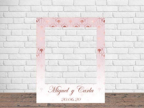 Photocall para Bodas 80 x100 cm | Regalos para Bodas | Photocall Económico y Original | Ideas para Regalos | Regalos Personalizados de Bodas