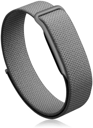 交換バンド Google Fitbit Air 対応 ナイロンバンド ループバンド 通気性 軽量 編み込み ベルト マジックテープ式 長さ調整可能 スポーツ交換用バンド