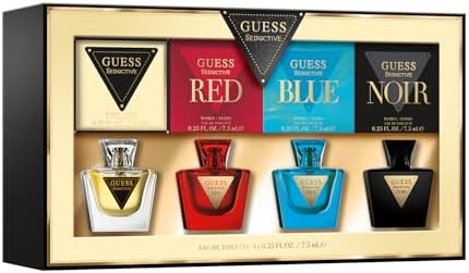 Set 4 Mini Perfumes GUESS: Seductive, Red, Blue y Noir - Características y beneficios