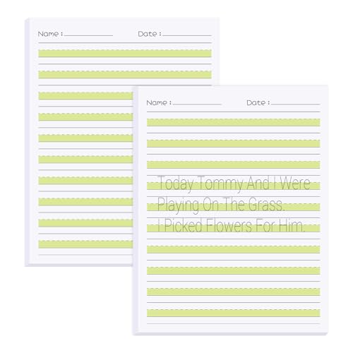 zmybcpack 2 Pack Write Beginner Paper for Kids, 8.5" x