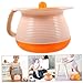 Didiseaon Childrens Urine Potty with Lid Durable Plastic Bedpan for Non Skid Stable Chamber Pot with Smooth Edges Odor Isolating Cover Easy to Clean Household Night Urine Bucket