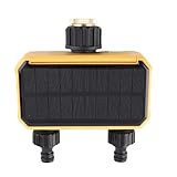 BAFOVY Sprinkler Timer, Solar Powered Programmable Water Timer for Garden Hose with Rain Delay and Manual Mode for Lawn and Balcony