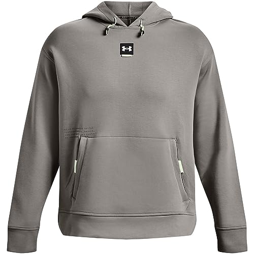 Image of Under Armour Mens Summit Knit Hoodie Grey L