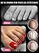 TOROKOM 300 Pcs Toe Nail Forms for Poly Extension Gel, Toenail Dual Forms Reusable Full Cover Molds for Poly Gel French Tip Acrylic Toenails Pedicure for Salon & DIY at Home 15 Sizes