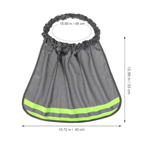 Protège-nuque contre les coups de soleil pour casque de chantier ventilé