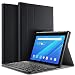 Produktbild IVSO Tastatur Hülle für Lenovo TAB E10 TB-X104F 10.1 Zoll, [QWERTZ Deutsches Layout] Keyboard Case, Ständer Schutzhülle abnehmbar Wireless Tastatur für Lenovo TAB E10 10.1 Zoll 2018, Schwarz