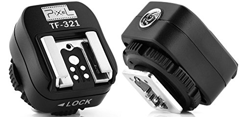 Pixel TF-321 Pixel e-TTL Flash Hot Shoe to Pc Adapter for Canon DSLRs and Flashguns