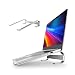 LONGING Supporto PC Portatile Alluminio per ASUS/Lenovo/Acer/dell XPS/HP/MacBook Air PRO/Samsung Chromebook/Supporti Tablet Notebook pc Computer Stand -Argento