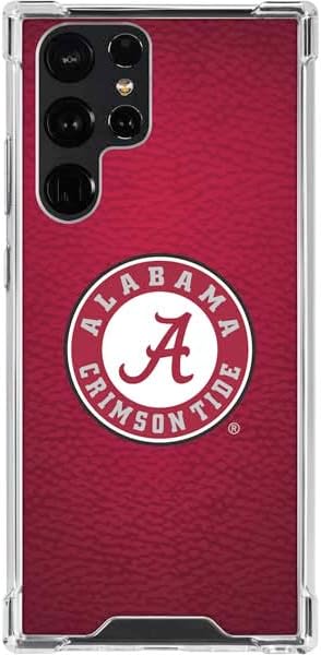Skinit Clear Phone Case Compatible with Galaxy S22 Ultra - Officially Licensed University of Alabama University Seal Design