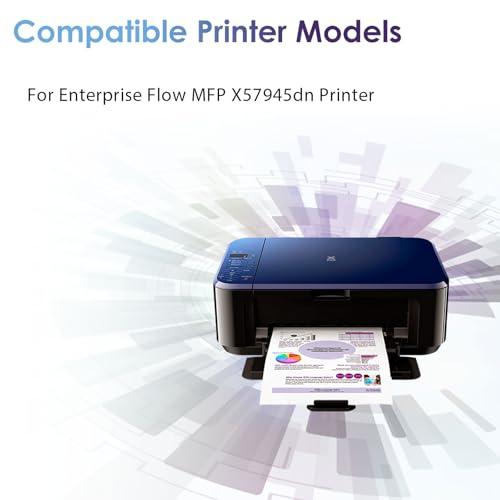 Image of CULater W9250MC Black Toner Cartridge Compatible for HP Enterprise Flow MFP X57945dn Printer (1 -Black ,25000 Pages)