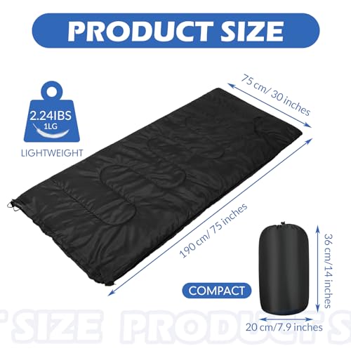 Macarrie 12 Pack Bolsas de Dormir para Camping para Adultos, Resistencia al Agua y Ligereza miniatura 2