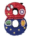 IPINATA Superheroes Number Eight Pinata