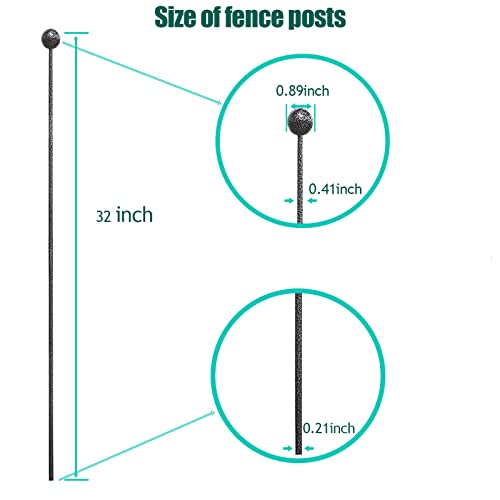 Xdpet Dog Playpen Stakes, Accessories Replacing The Metal Posts Of Pet Enclosures For Indoor Outdoor Rv Puppy Medium Dogs Play Pens (32 Inch, 8) #TOP1
