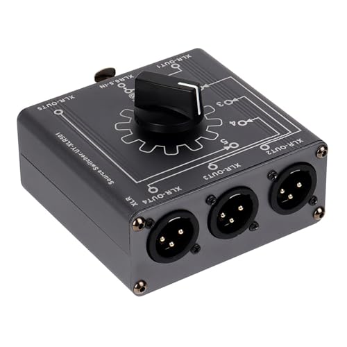 Commutateur bidirectionnel XLR créez un espace home studio épuré avec ce boîtier 6,5 mm
