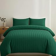 【𝐒𝐨𝐟𝐭 & 𝐁𝐫𝐞𝐚𝐭𝐡𝐚𝐛𝐥𝐞 𝐅𝐚𝐛𝐫𝐢𝐜 𝐟𝐨𝐫 𝐂𝐨𝐦𝐟𝐨𝐫𝐭】Made from high-quality seersucker material, this duvet cover set is designed to offer exceptional softness and breathability. Its lightweight fabric ensures a cool and comfortable sleep environment, making it per...