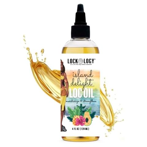 Oil for Locs; Jamaica Island Oil and Loc Moisturizer; Hair Oil for Locs; Dreadlock Hair Products and Loc Products for Black Women Cover