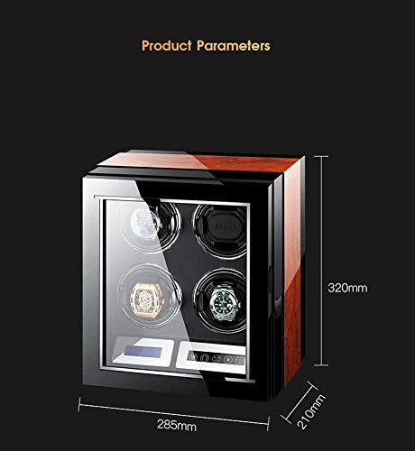 Mira Winder caja de visualización automática ventana grande motor silencioso relojes 4
