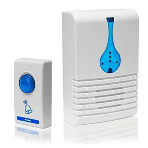 Ruilasago Light Doorbell-Wireless Waterproof Door Bell With 32 Chimes 100M Range Cordless Portable Easy To Install For Home Office Hotel