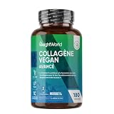 Collagene et Acide Hyaluronique Vegan, 180 Gélules avec...