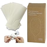 100 fundas desechables para sonda de termómetro digital para mediciones precisas e higiénicas del termómetro rectal, envuelven todo el cuerpo del termómetro