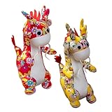 Dragons en peluche : avec leurs symboles festifs du nouvel an, ils portent chance et à votre famille pour la nouvelle année. jouets traditionnels chinois