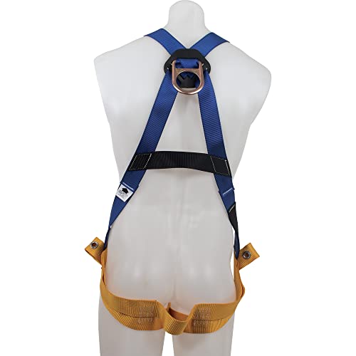Werner H412002 Basewear Standard (1 D Ring) Harness, Universal Tongue Buckle Legs, 1Per Pack #TOP3