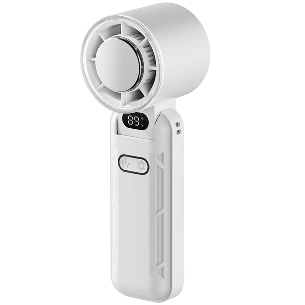 Ventilateur portable 3600 mAh pliable et rechargeable avec vitesse réglable