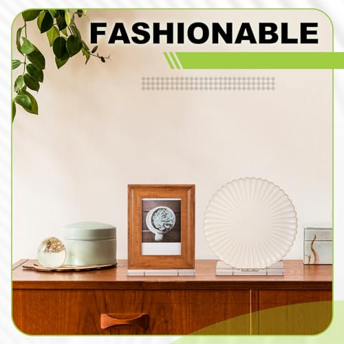 CroBlissful Tabletop Acrylic Display Stand Clear Easel Acrylic Book Display Holder Artwork Storage Rack for Picture Frame Albums Record Magazine Tablet Canvas Board(Clear,8 x 3.5 x 8 Inch) by CroBlissful - Image 6