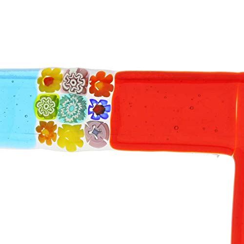 Glassofvenice Murano Glass Photo Frame San Marco 4X6 Inch #TOP3