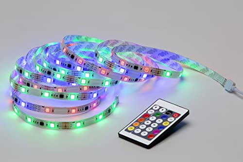 Di-Ka RGB LED Flexband digital 5m, 150 x RGB-LED weiß mit Farbwechsel Leuchtband Cover