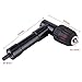 90 Degrees Right Angle Bend Extension Cordless Drill Attachment Adapter，8mm Hex Shank Power Electric Drill Tool, 0.8-10mm Jaw Chuck Range.