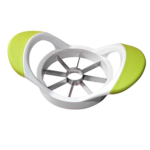 Homyl Kitchen Tool – Cortador de aço inoxidável para cortador de toalha de maçã (azul, verde, rosa v