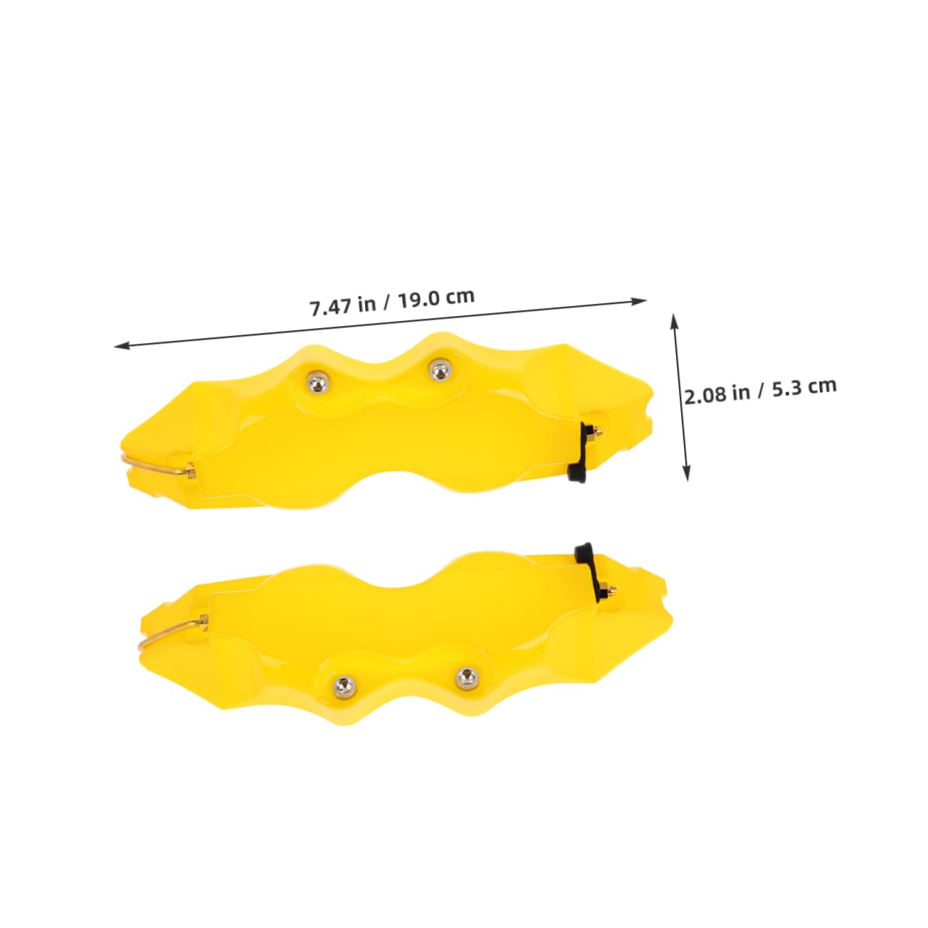 1 Pair Universal Car Disc Brake Caliper Covers Plastic Brake Caliper Guard High Precision Car Automotive Protector for Wheel Hubs