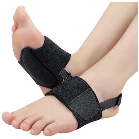 Dukars Arch Support for Women Plantar Fasciitis Pain Relief, Orthotic Compression Support Wrap Aids Foot Pain, High Arches, Flat Feet, Heel Fatigue (Black) Cover