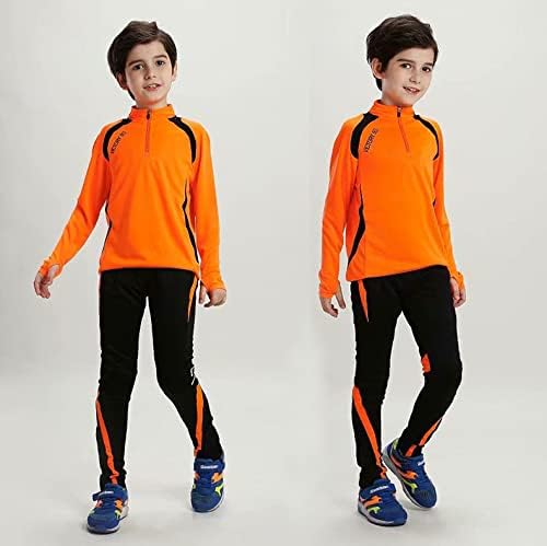 Unisex Kids Adults Sports Clothing Sets Uniform Jerseys Sweatsuits Tracksuit Training Suits Longsleeves 95-195cm 4 41fMgL2spyL. AC