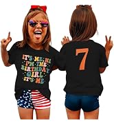 GLIGLITTR Girls Birthday Shirt Hi Its Me Im The Birthday Girl Tshirt Girls Bday Party Tee Tops Ki...