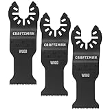 CRAFTSMAN Bi-Metal Oscillating Tool Blade for Wood, 1-1/4 Inch, 3 Pack (CMAO106-3)