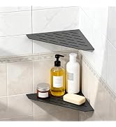 BWE 10" Corner Shower Shelves, 304 Stainless Steel Floating Corner Sheves for Wall, Heavy Duty Re...