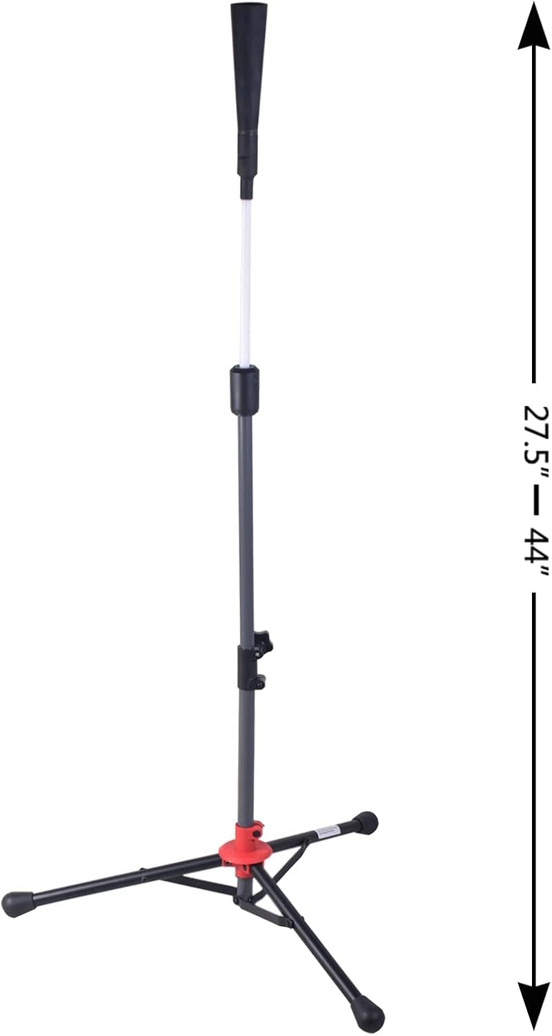 GAMESUN Portable Baseball Batting tee, Adjustable Tripod Tee, Set Includes 1set Batting tee, 4pcs Practice Balls, 1pc Draw-String Carry Bag : Sports & Outdoors